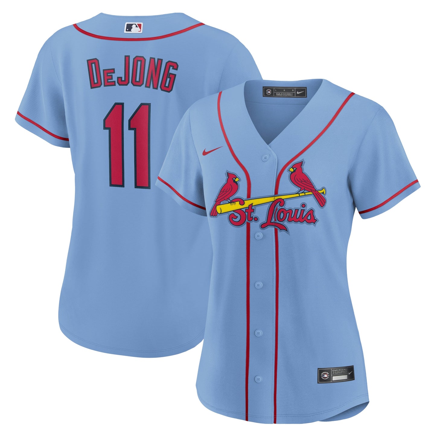 Paul DeJong St. Louis Cardinals Nike Women's Alternate Replica Player Jersey - Light Blue