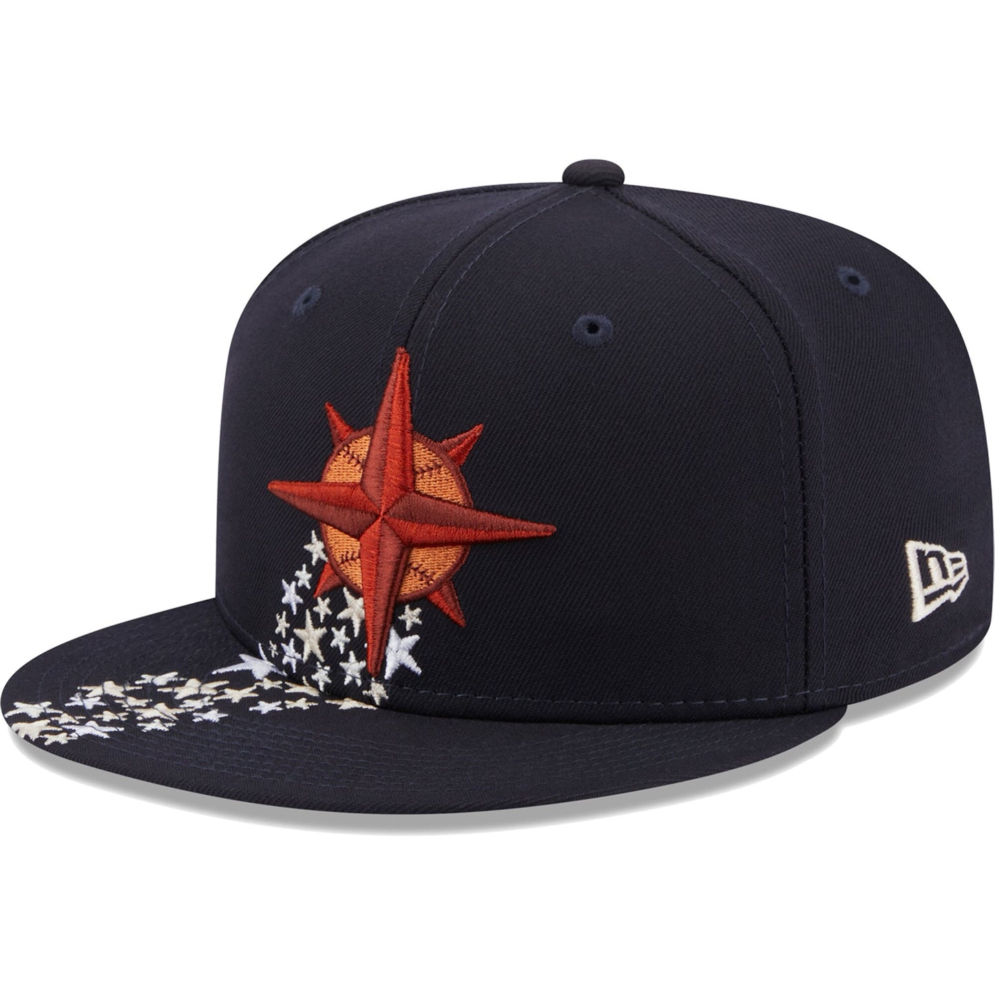 Seattle Mariners New Era Meteor 59FIFTY Fitted Hat - Navy