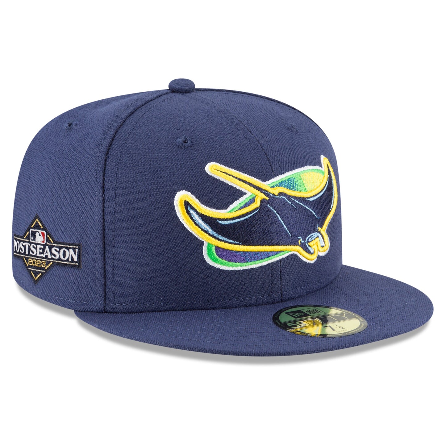 Tampa Bay Rays New Era 2023 Postseason 59FIFTY Fitted Hat - Navy