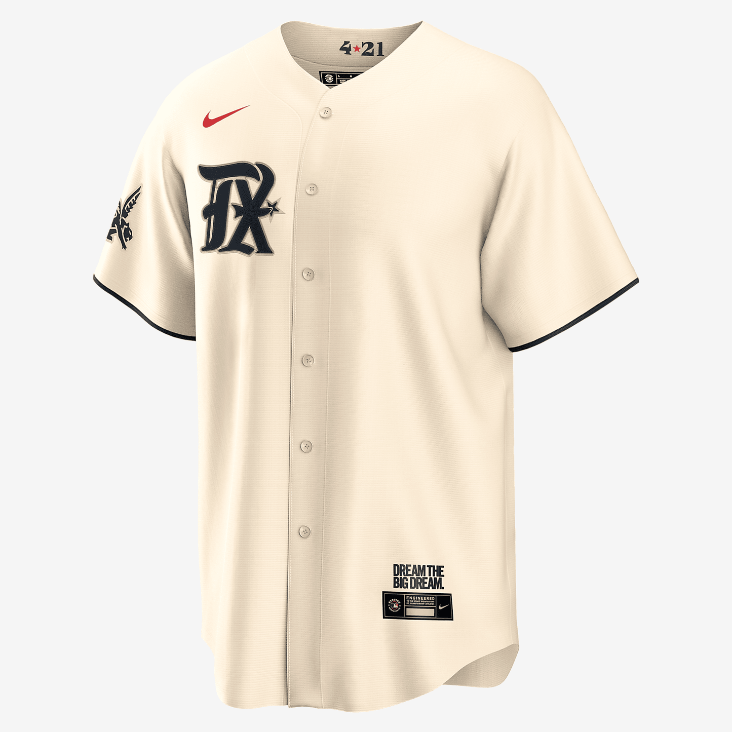 MLB Texas Rangers City Connect (Nolan Ryan) Men's Replica Baseball Jersey - Cream