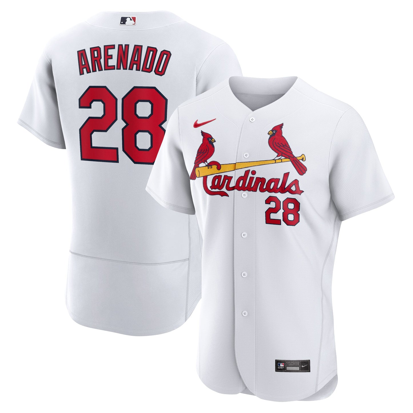 Nolan Arenado St. Louis Cardinals Nike Home Authentic Player Jersey - White