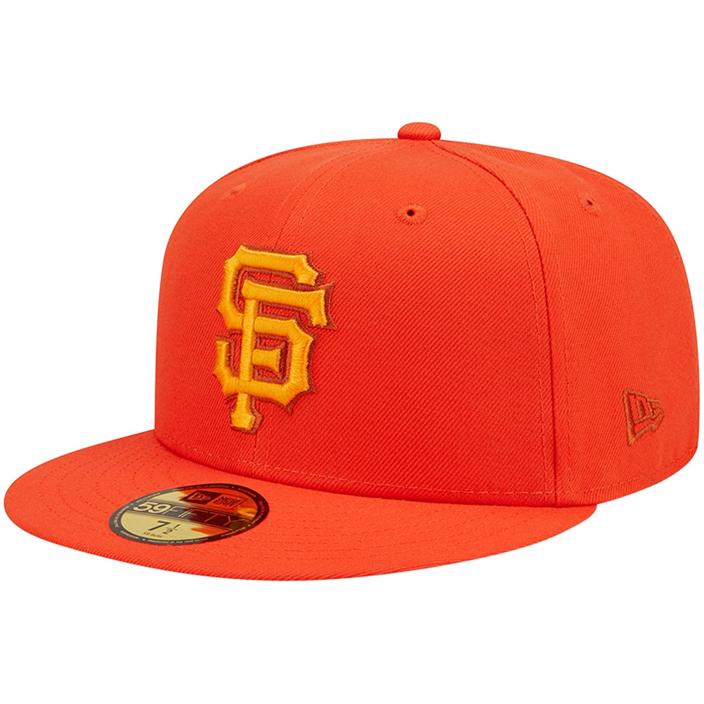 San Francisco Giants New Era Monochrome Camo 59FIFTY Fitted Hat - Orange