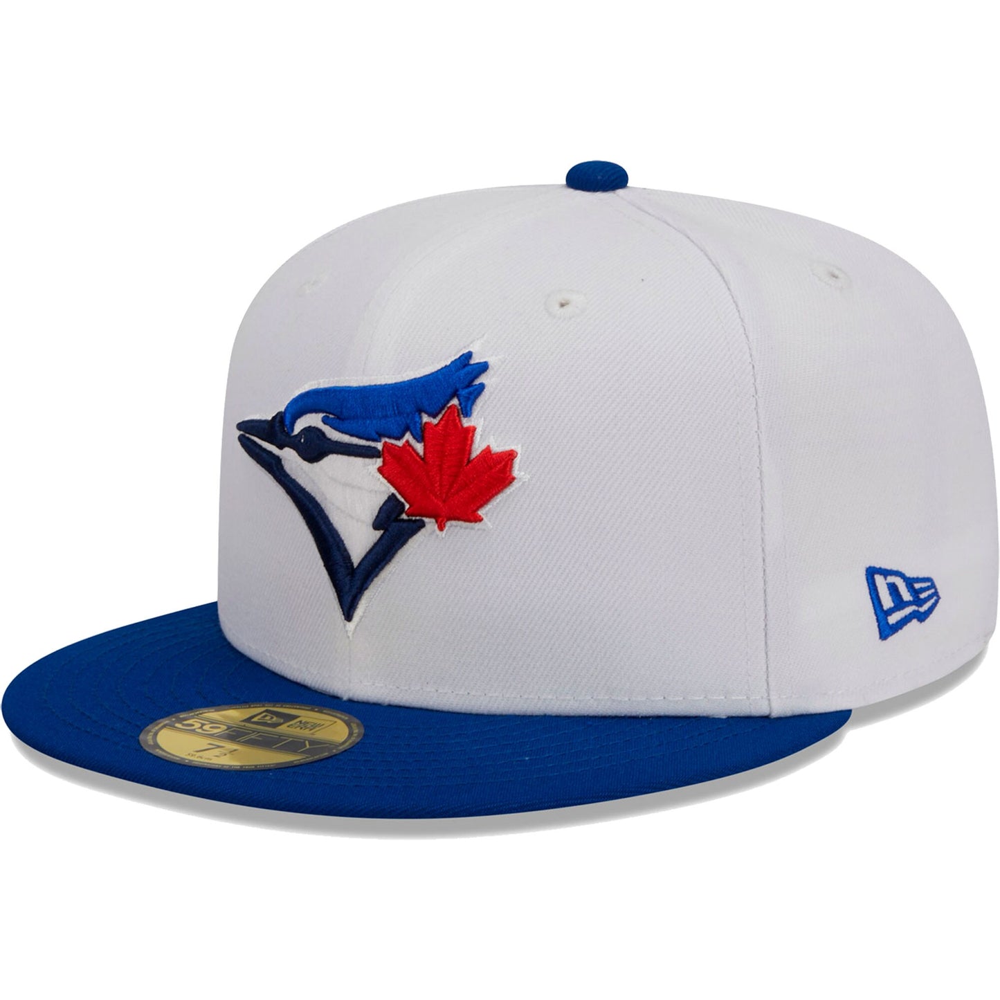 Toronto Blue Jays New Era Optic 59FIFTY Fitted Hat - White/Royal
