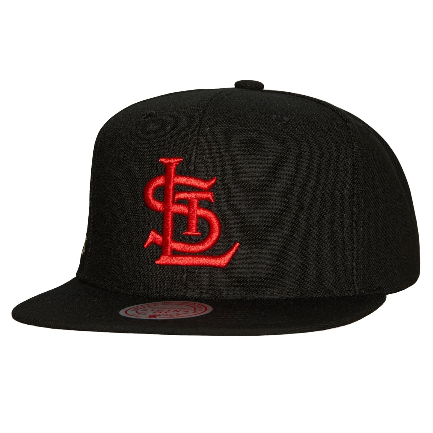 St. Louis Cardinals Mitchell & Ness Cooperstown Collection True Classics Snapback Hat - Black
