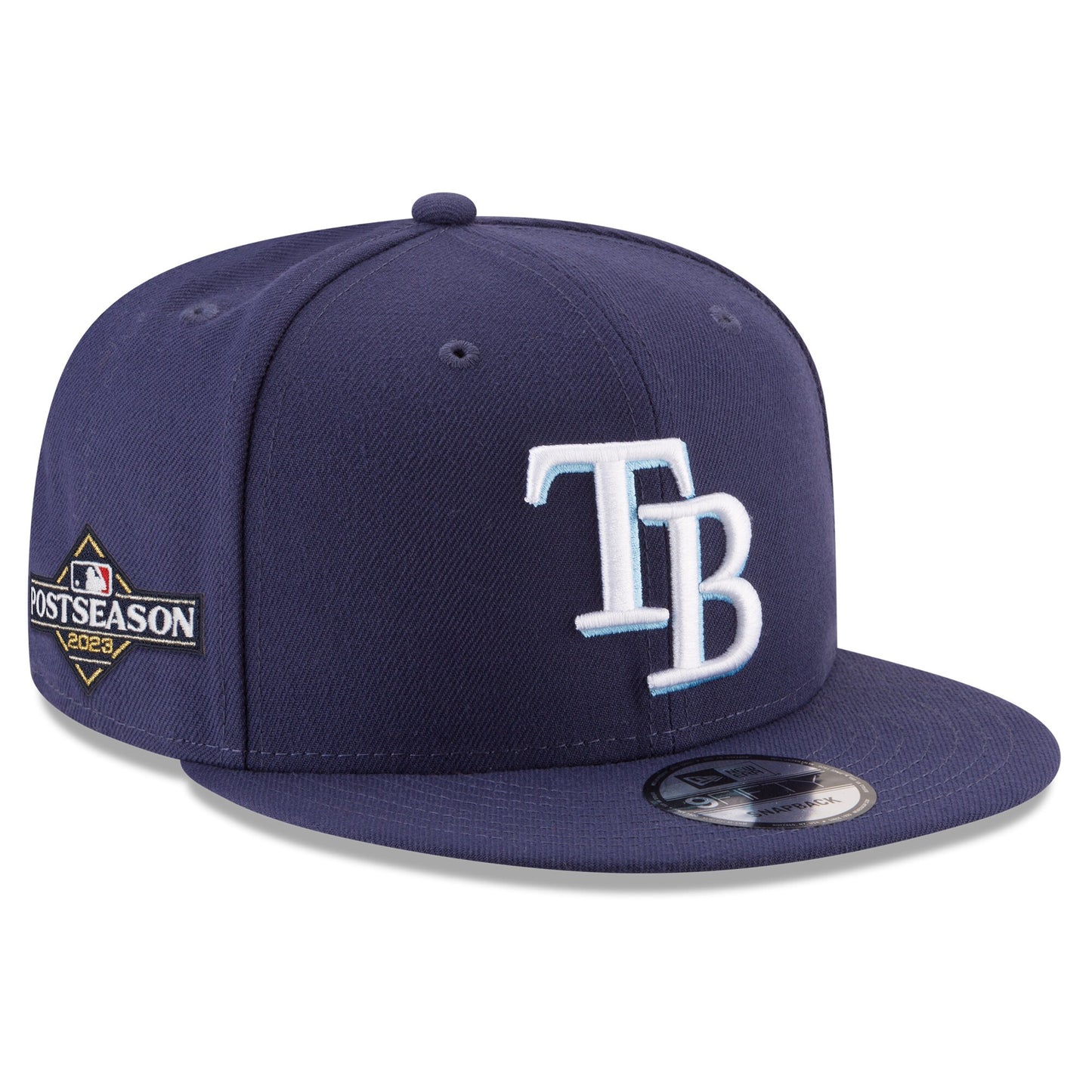 Tampa Bay Rays New Era 2023 Postseason 9FIFTY Snapback Adjustable Hat - Navy