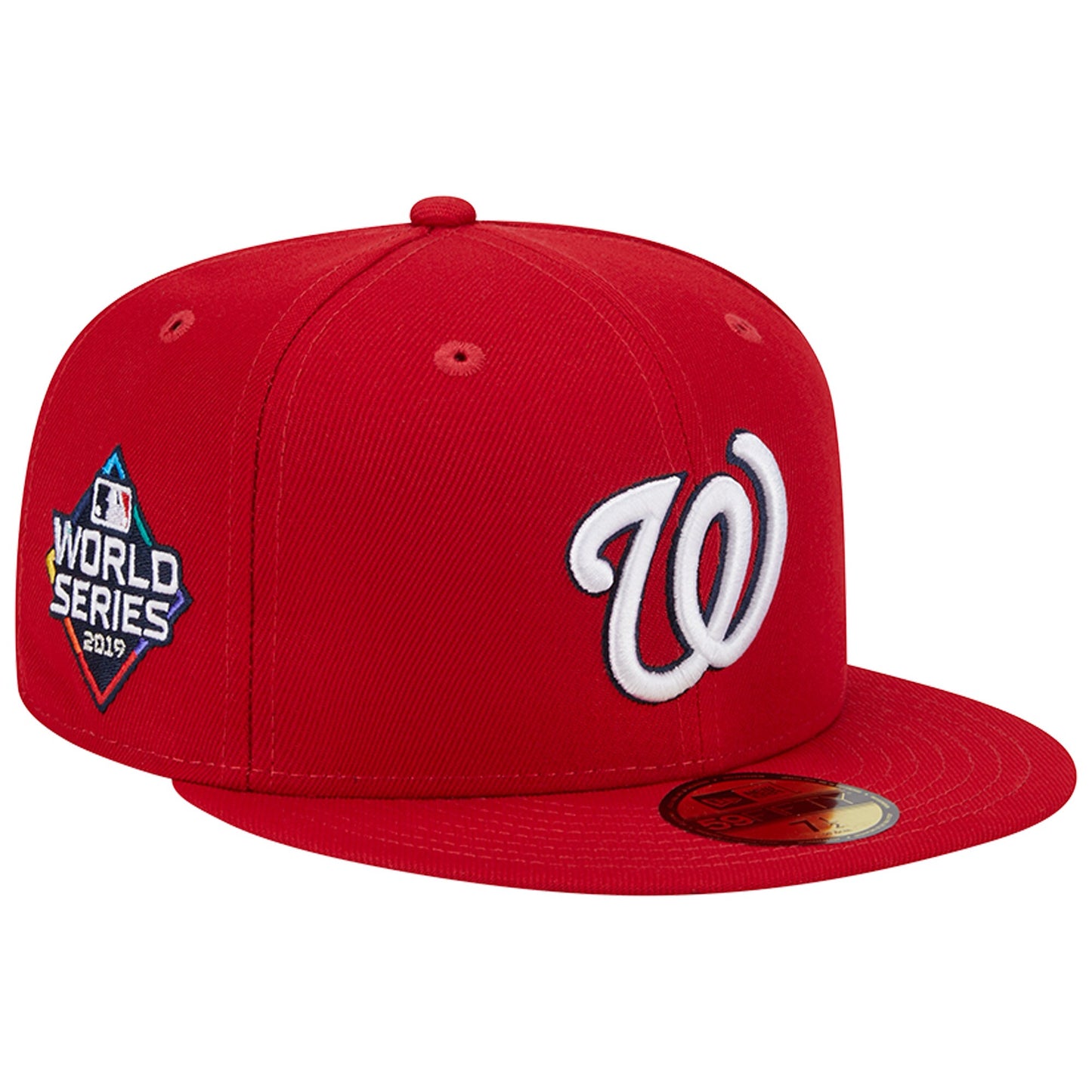 Washington Nationals New Era 2019 World Series Team Color 59FIFTY Fitted Hat - Red
