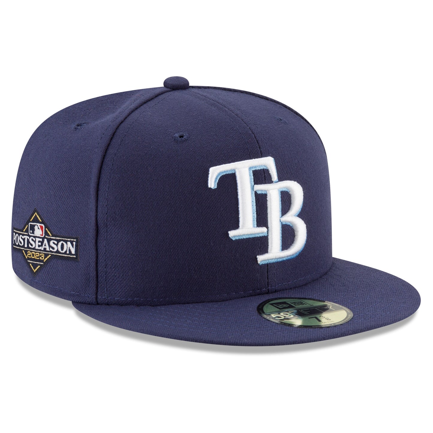Tampa Bay Rays New Era 2023 Postseason 59FIFTY Fitted Hat - Navy