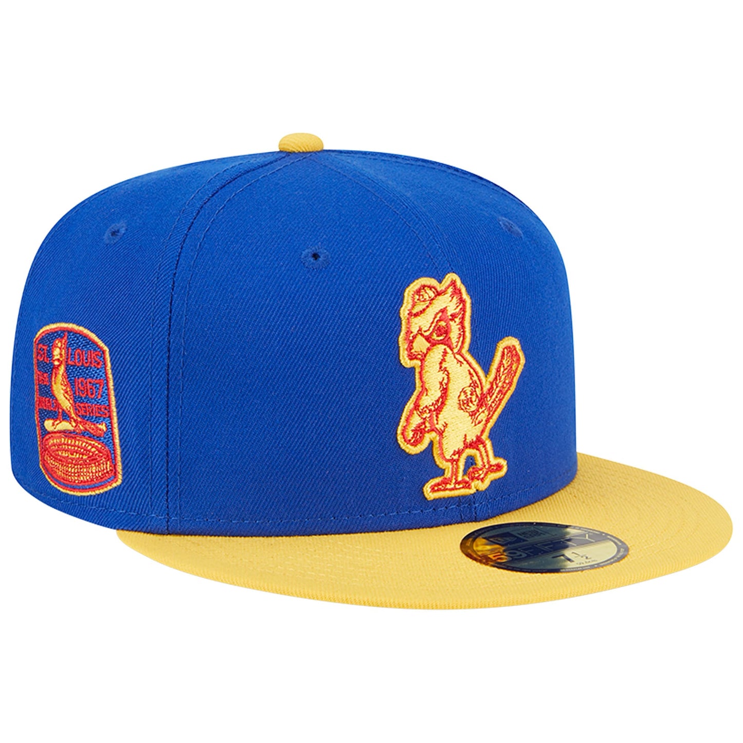 St. Louis Cardinals New Era Empire 59FIFTY Fitted Hat - Royal/Yellow