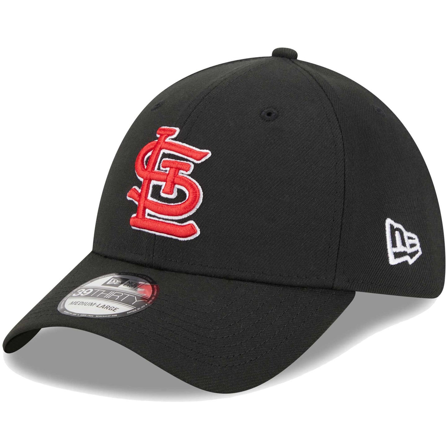 St. Louis Cardinals New Era Logo 39THIRTY Flex Hat - Black
