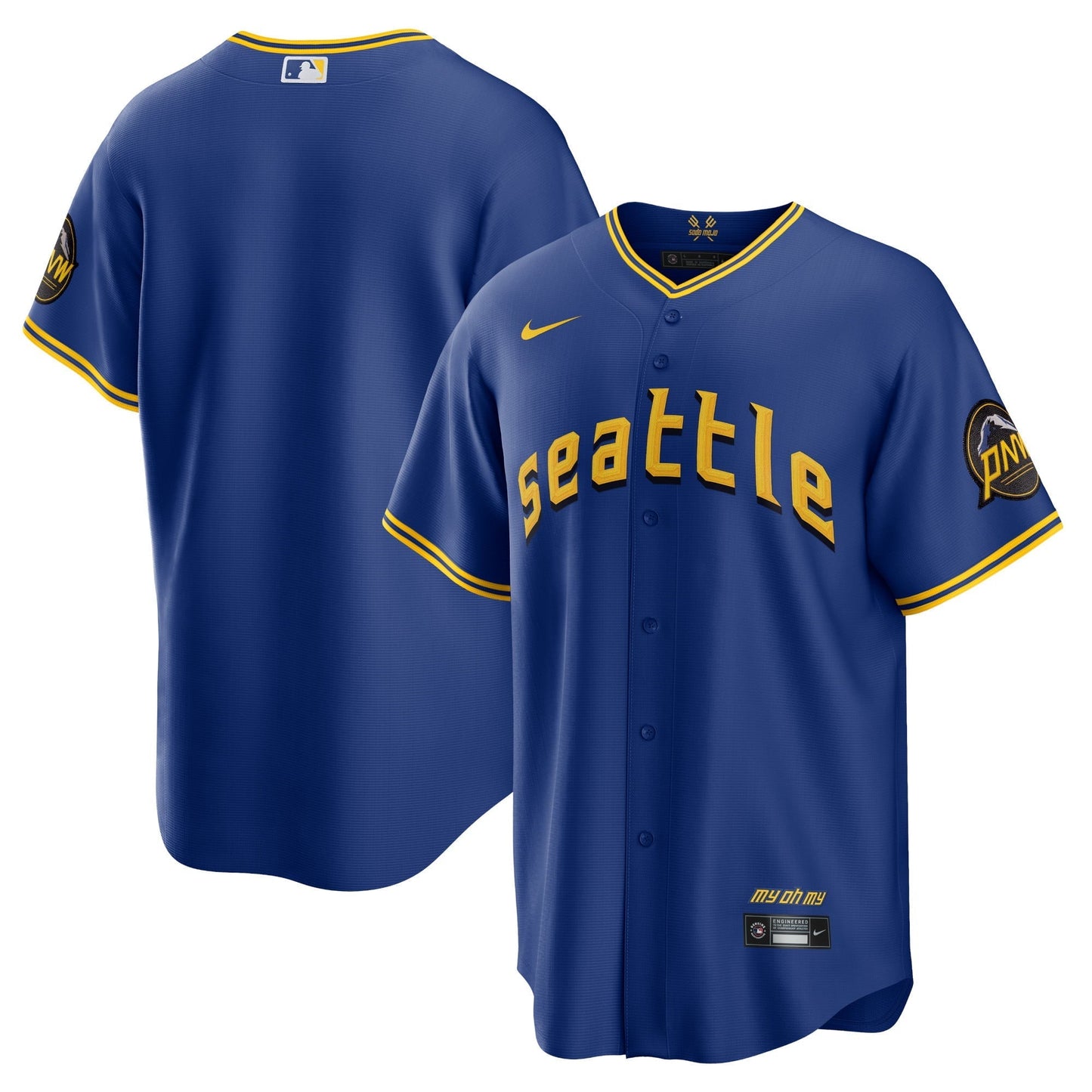 Men's Nike Royal Seattle Mariners 2023 City Connect Replica Jersey