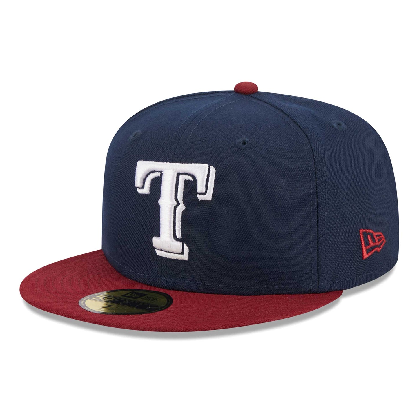 Texas Rangers New Era Two-Tone Color Pack 59FIFTY Fitted Hat - Navy